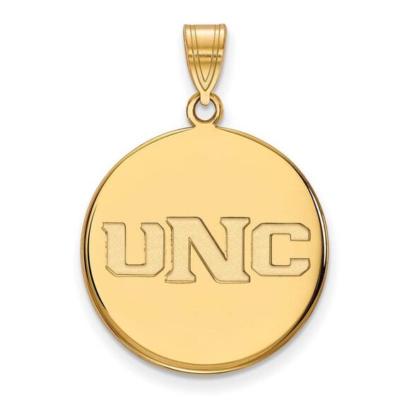 10k Yellow Gold Northern Colorado Large Disc Pendant